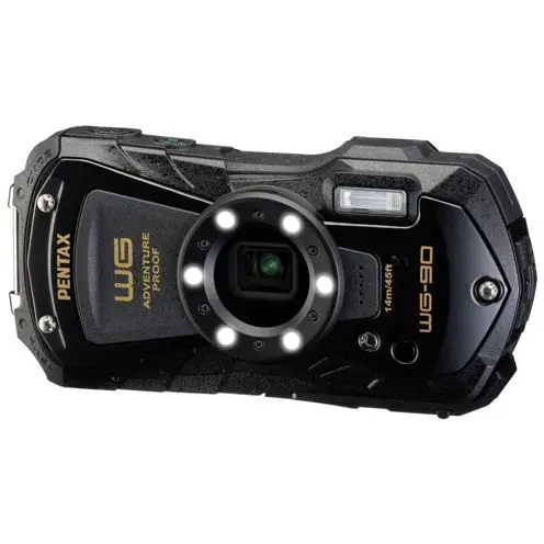 Φωτογραφική Μηχανή Pentax WG-90 16MP Full HD CMOS 25,4/2,3mm (1/2.3") 194g Αδιάβροχη στα 14m Μαύρη