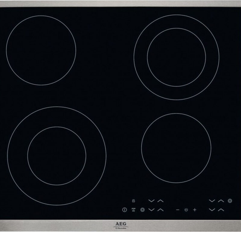 Εστία Αυτόνομη Κεραμική AEG HK634021XB με Λειτουργία Κλειδώματος 57.6x51.6εκ.