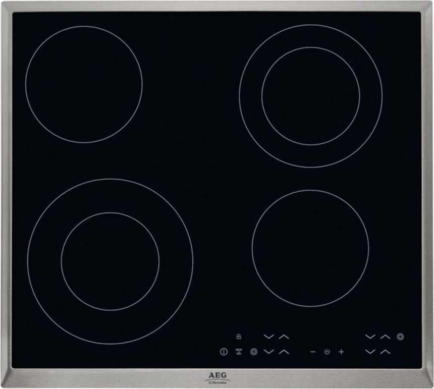 Εστία Αυτόνομη Κεραμική AEG HK-634021 XB με Λειτουργία Κλειδώματος 57.6x51.6εκ.
