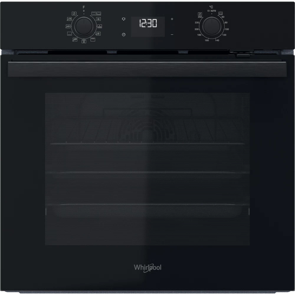 Φούρνος Άνω Πάγκου Whirlpool OMR58HU1B 71lt A+ Μαύρο