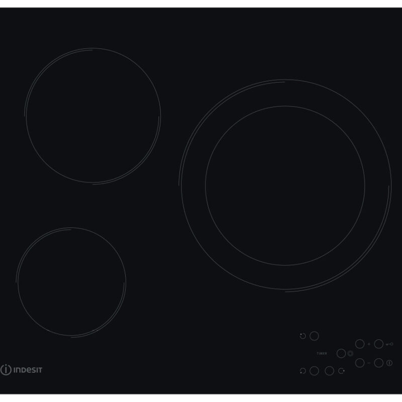 Εστία Αυτόνομη Κεραμική Indesit RI 360 C με Λειτουργία Κλειδώματος 58x51εκ.