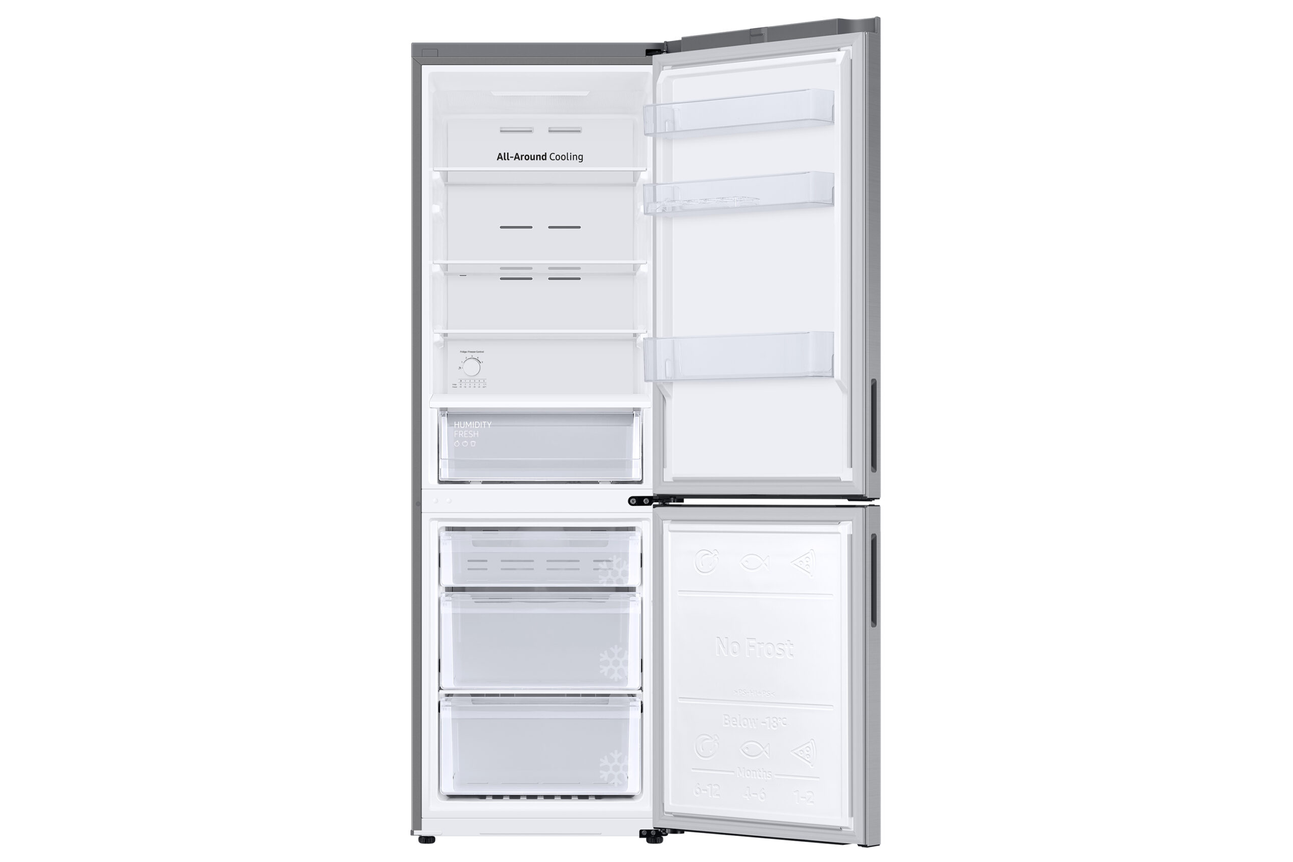 Ψυγειοκαταψύκτης Samsung RB33B610ESA 344lt E No Frost Υ185.3xΠ59.5xΒ63.7cm Inox
