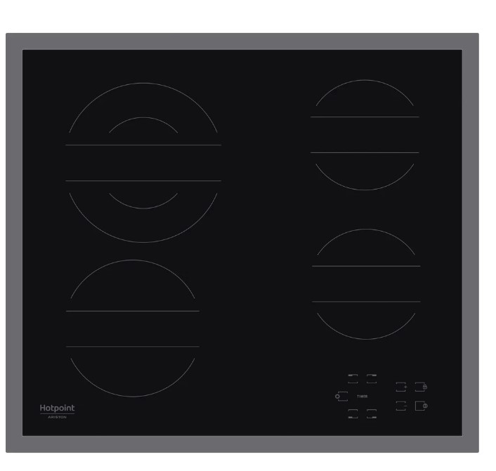 Εστία Αυτόνομη Κεραμική Hotpoint HR642XCM 58 cm Κεραμική 4 zone(s)