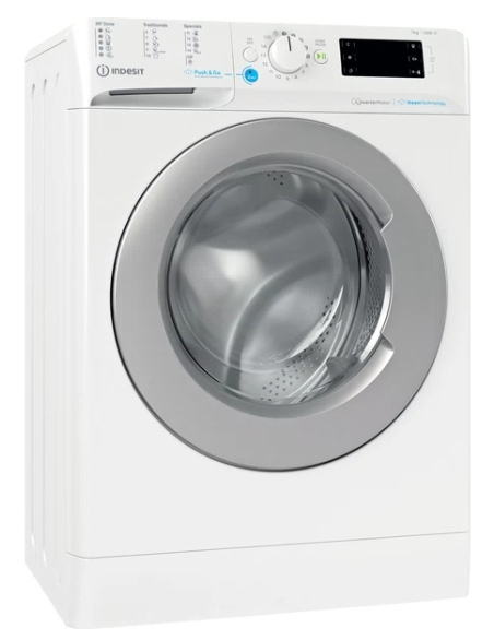 Πλυντήριο Ρούχων Indesit BWSE 71295X WSV EU 7kg Β1200 Στροφών Λευκό