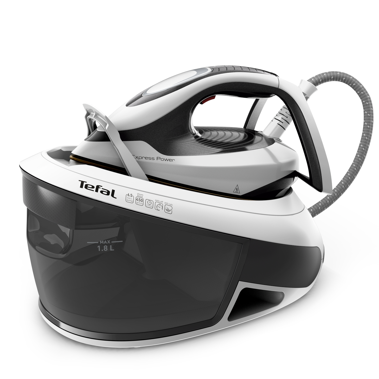 Σύστημα Σιδερώματος Tefal Express Power SV8130 2800 W 1,8 L  Μαύρος , Λευκός