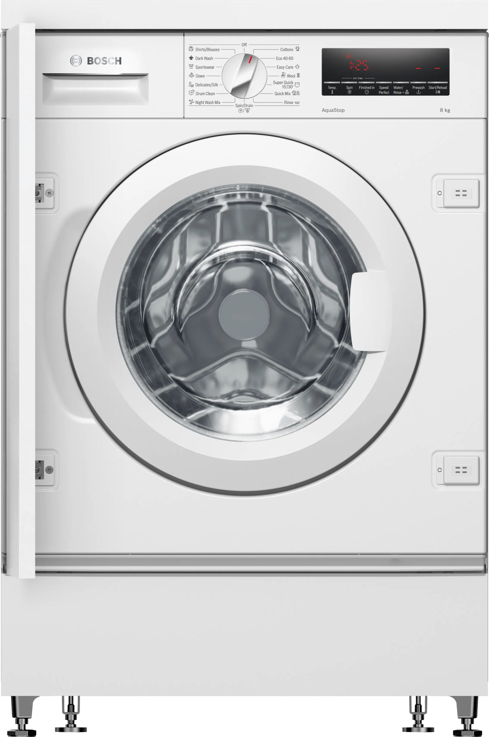 Πλυντήριο Ρούχων Εντοιχιζόμενο Bosch Serie 8 WIW28542EU 8kg C 1400 Στροφών Λευκό