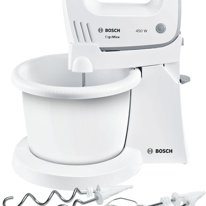 Μίξερ Bosch MFQ36460 450W με πλαστικό Κάδο 1.5lt Λευκό