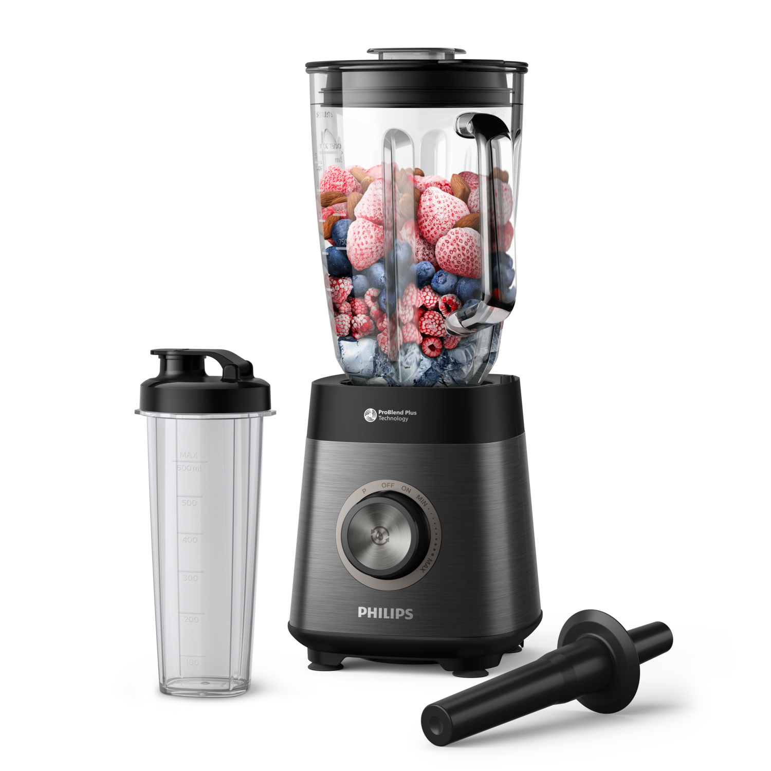 Μπλέντερ Philips 5000 series HR3041/00 μπλέντερ 2 L  1200 W  , Γκρι