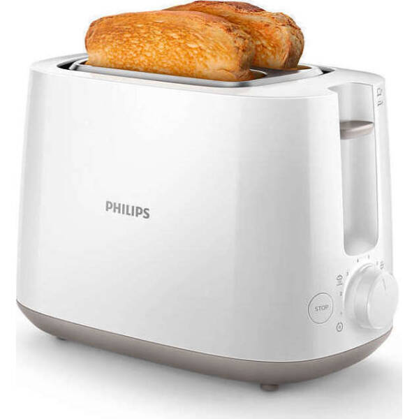 Φρυγανιέρα Philips Daily Collection HD2581/00 830W 2 Θέσεων Λευκή