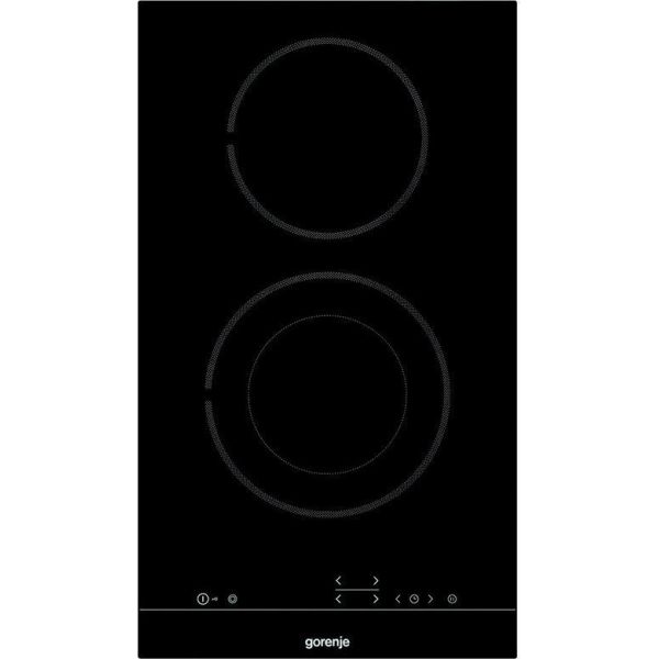 Εστία Αυτόνομη Κεραμική Domino Gorenje ECT322BCSC 2 Θέσεων με Λειτουργία Κλειδώματος 30x52εκ. Μαύρη