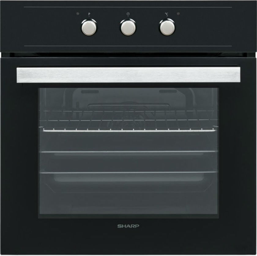 Φούρνος Άνω Πάγκου Sharp K-50M22BL2 65lt Α Π59.5εκ. Μαύρος
