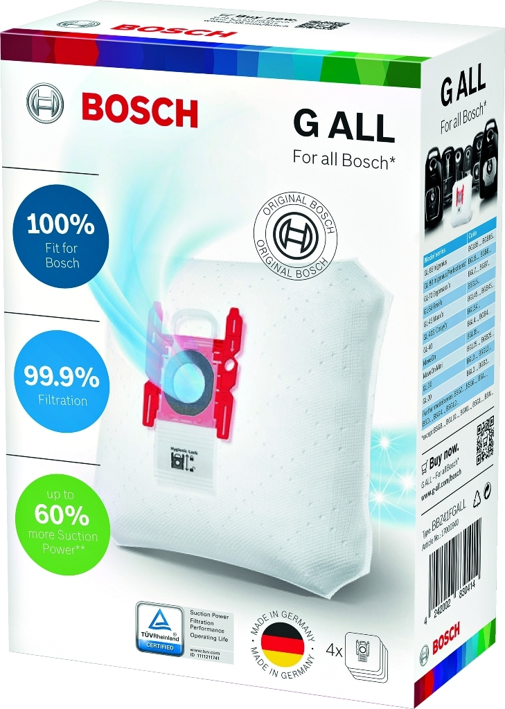 Σακούλες Σκούπας Bosch BBZ41FGALL 4τμχ