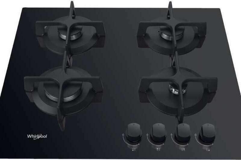 Εστία Αυτόνομη Υγραερίου Whirlpool AKT 616/NB 60cm Αέριο 4 zone(s)