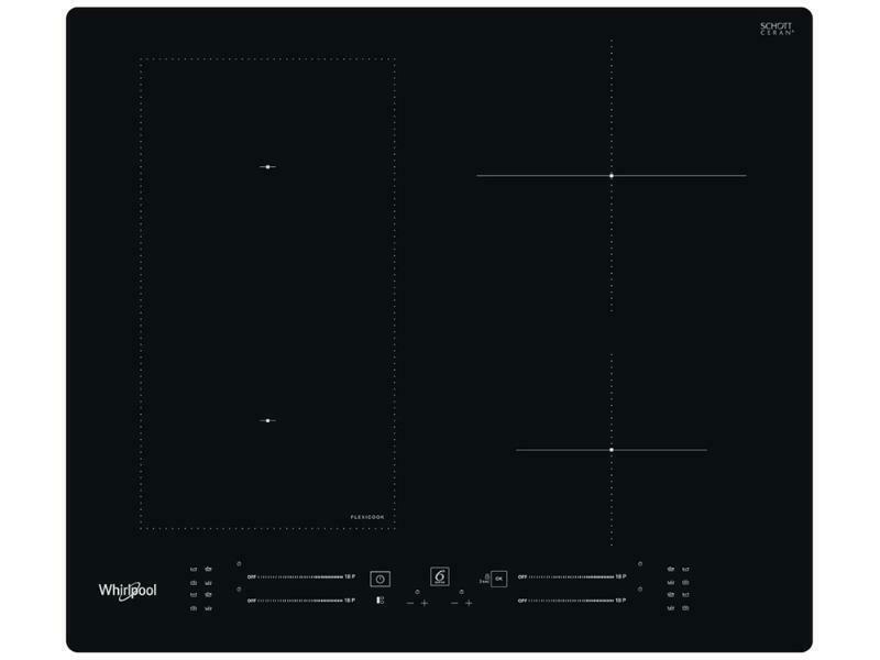 Εστία Αυτόνομη Επαγωγική Whirlpool WL S7960 NE Black με Λειτουργία Κλειδώματος 59x51εκ.