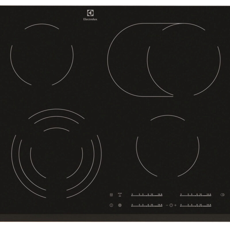 Εστία Αυτόνομη Κεραμική Electrolux EHF6547FXK 59x52cm Μαύρη