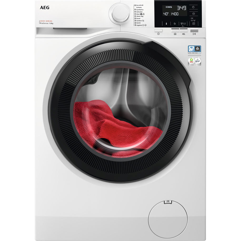 Πλυντήριο Ρούχων AEG LFR61E844BE 8kg A 1400 Στροφών Λευκό
