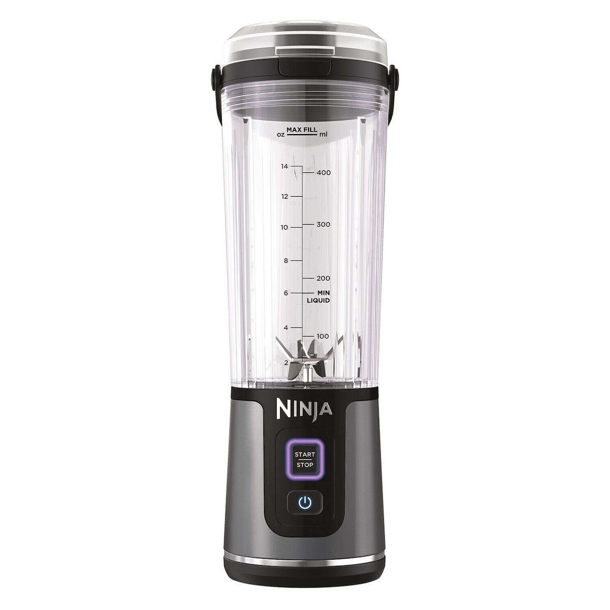 NINJA Slim Μπλέντερ QB3001EUS με Πλαστική Κανάτα 470 ml 700W