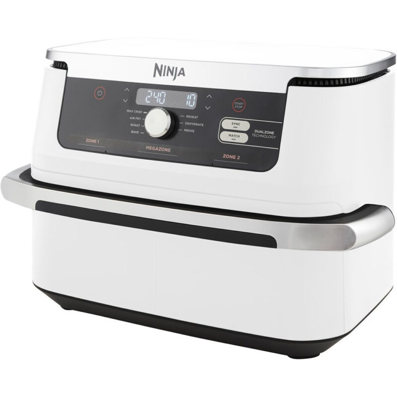 Φριτέζα Αέρος NINJA AF500EUWH Foodi FlexDrawer με Αποσπώμενο Κάδο 2470 watt 10.4lt white