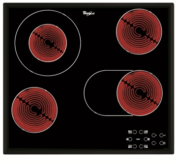 Εστία Αυτόνομη Κεραμική Whirlpool AKT 8190/BA με Λειτουργία Κλειδώματος 58x51εκ.
