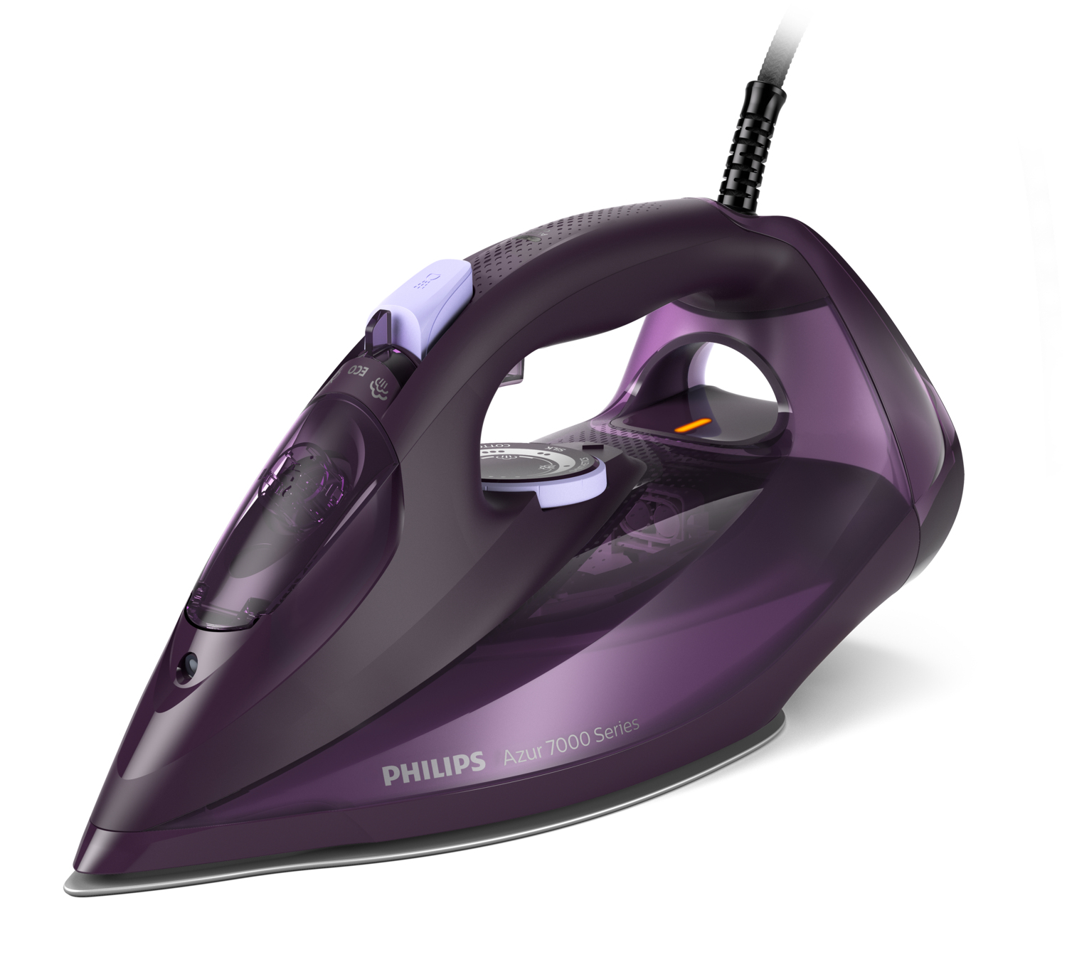 Philips 7000 series DST7051/30  Ατμοσίδερο Πλάκα SteamGlide Elite 2800 W Μωβ (Πορφυρό)
