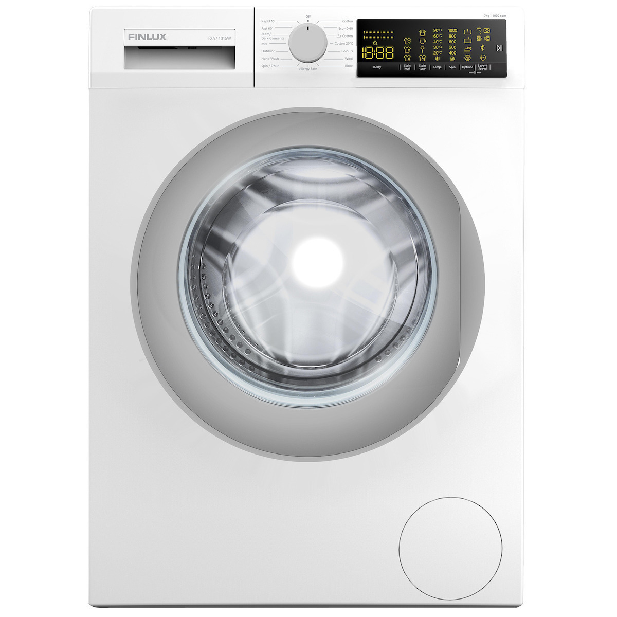 Πλυντήριο Ρούχων Finlux FXA7 1015W 7kg D 1000 Στροφών Λευκό
