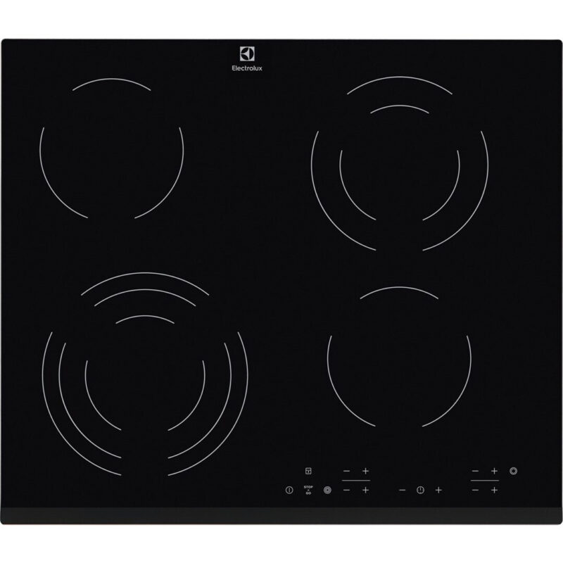 Εστία Αυτόνομη Κεραμική Electrolux EHF6343FOK 4 Θέσεων 59x52εκ Μαύρη