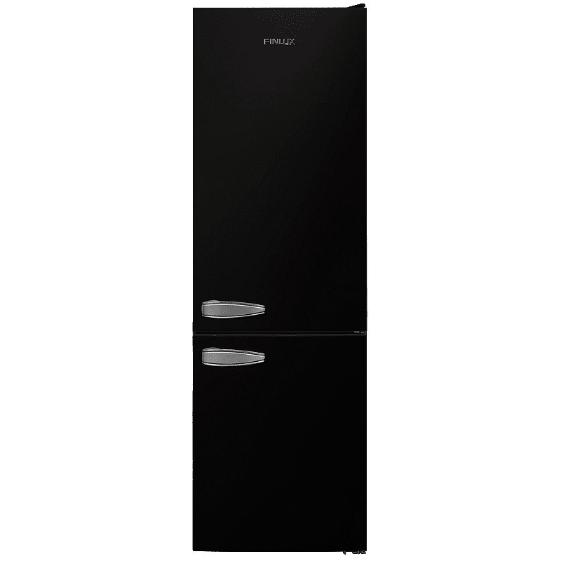 Ψυγειοκαταψύκτης Finlux FXCA 31330 BLE RETRO 268lt Ε Υ170xΠ54xΒ59,5 εκ Μαύρος