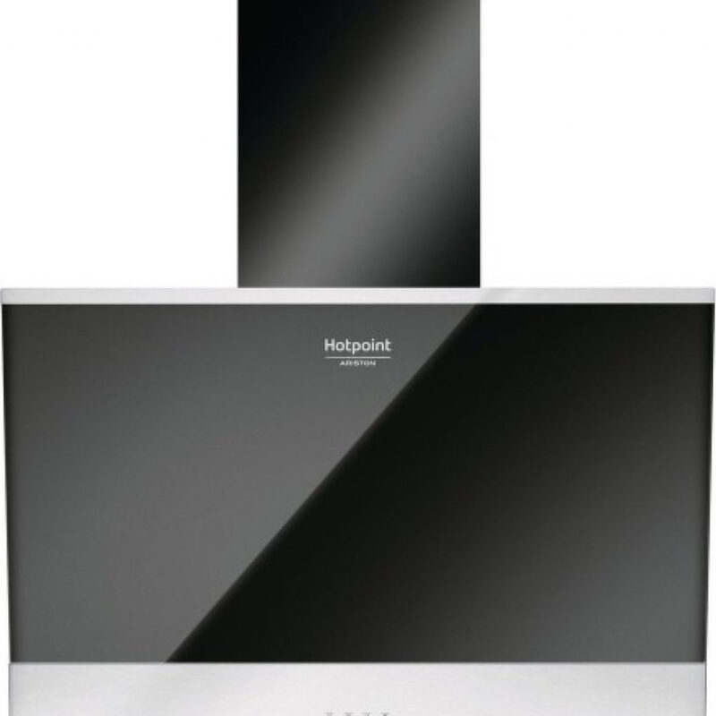 Απορροφητήρας Hotpoint-Ariston HHVP 6.6F LM K Καμινάδα 60cm Μαύρος 647 m³/h B