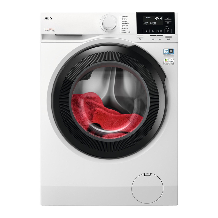 Πλυντήριο Ρούχων AEG LFR61844BE 8kg A 1400 Στροφών Λευκό