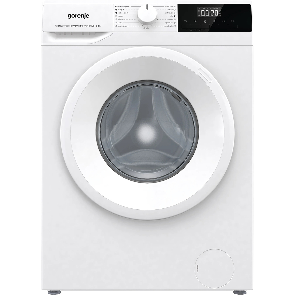 Πλυντήριο Ρούχων Gorenje WNHPI84AS 8kg Α 1400 Στροφών Λευκό
