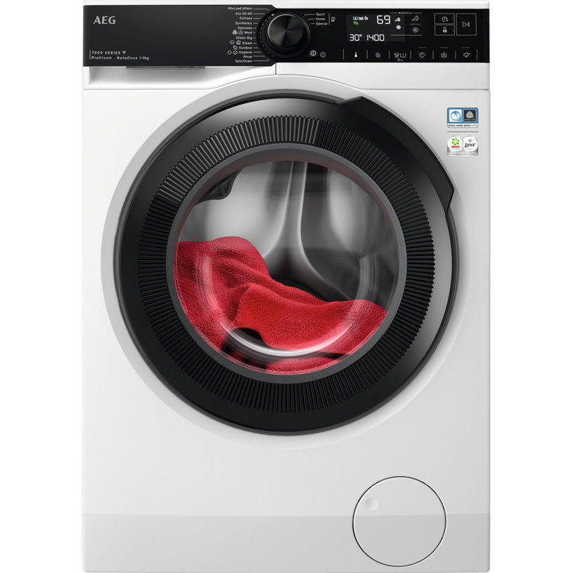 Πλυντήριο Ρούχων AEG LFR73944QE 9kg Α 1400 Στροφών με Ατμό Λευκό