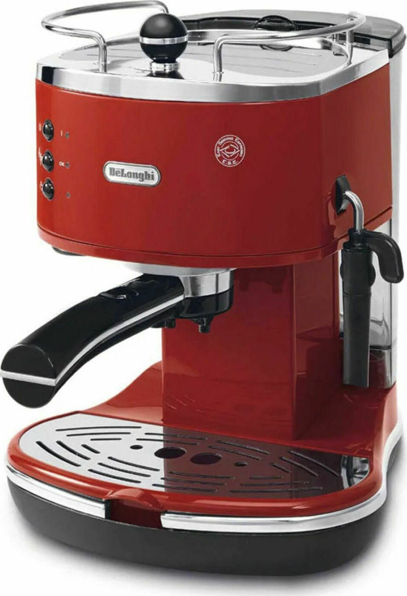 Μηχανή Espresso Delonghi Icona ECO311.R CM 1100W 15bar Κόκκινη
