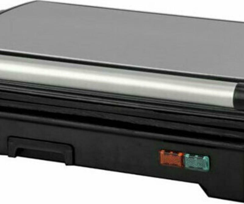 Τοστιέρα Γκριλιέρα Crown CGO-902BS 900W Μαύρη/Inox