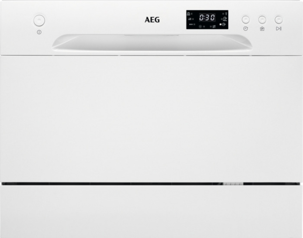 Πλυντήριο Πιάτων Ελεύθερο Πάγκου AEG FFB21200CW 55cm Α+ για 6 Σερβίτσια Λευκό