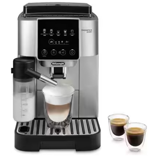 Μηχανή Espresso De’Longhi Magnifica S ECAM220.30.SB Πλήρως αυτόματη 1450W Πίεσης 15bar με Μύλο Άλεσης Ασημί 1,8 L