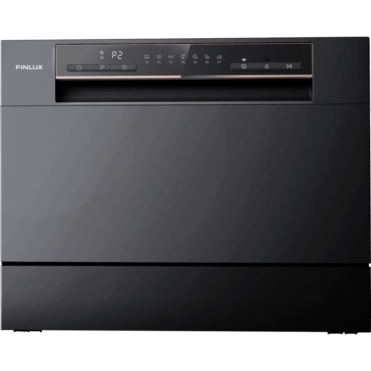 Πλυντήριο Πιάτων Ελεύθερο Finlux WQP6 BLACK 6 Σερβίτσια Π55xY50εκ. F