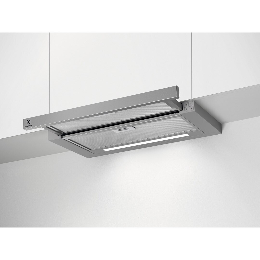 Απορροφητήρας Συρόμενος Electrolux LFP616X 60cm 600 m³/h Γκρι A