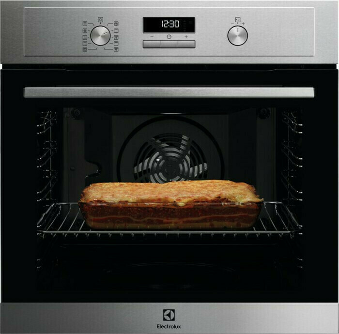 Φούρνος Άνω Πάγκου Electrolux EOF4P56X 72lt A+ Μαύρος/Inox