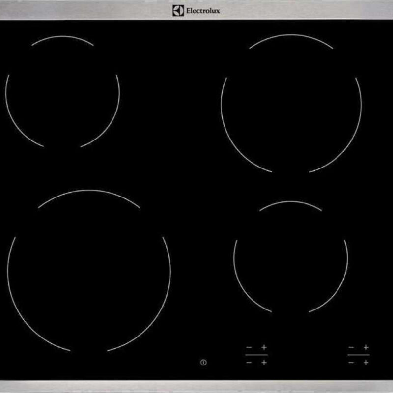 Εστία Αυτόνομη Κεραμική Electrolux EHF16240X 4 Θέσεων 57.6x51.6εκ. Inox