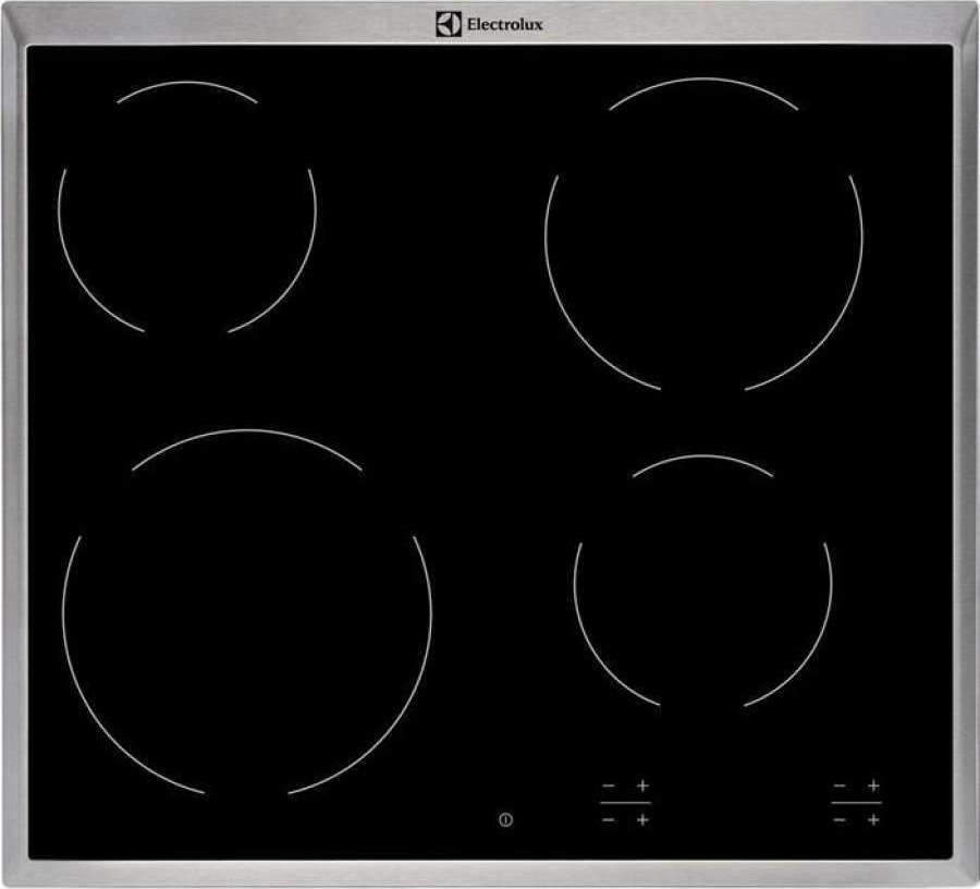 Εστία Αυτόνομη Κεραμική Electrolux EHF16240X 4 Θέσεων 57.6x51.6εκ. Inox
