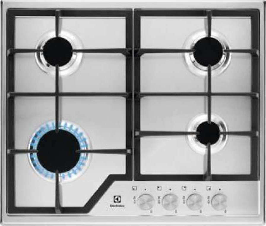 Εστία Αυτόνομη Υγραερίου Electrolux EGS6426SX 4 Θέσεων 59.5x51εκ. Inox