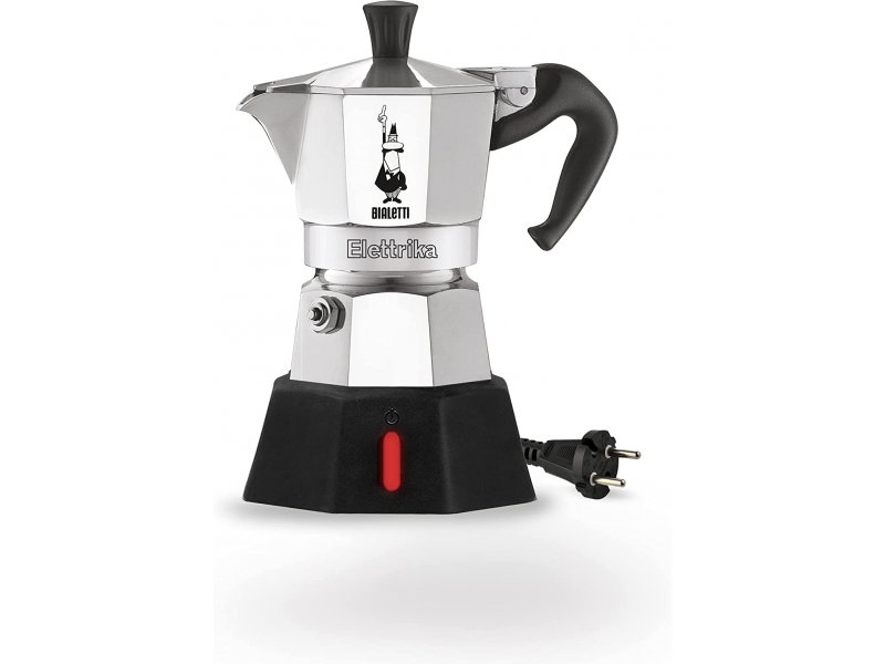 Μπρίκι Espresso Ηλεκτρικό Bialetti 0007290/NP Moka Elettrika 2TZ 2cups 170W Ασημί