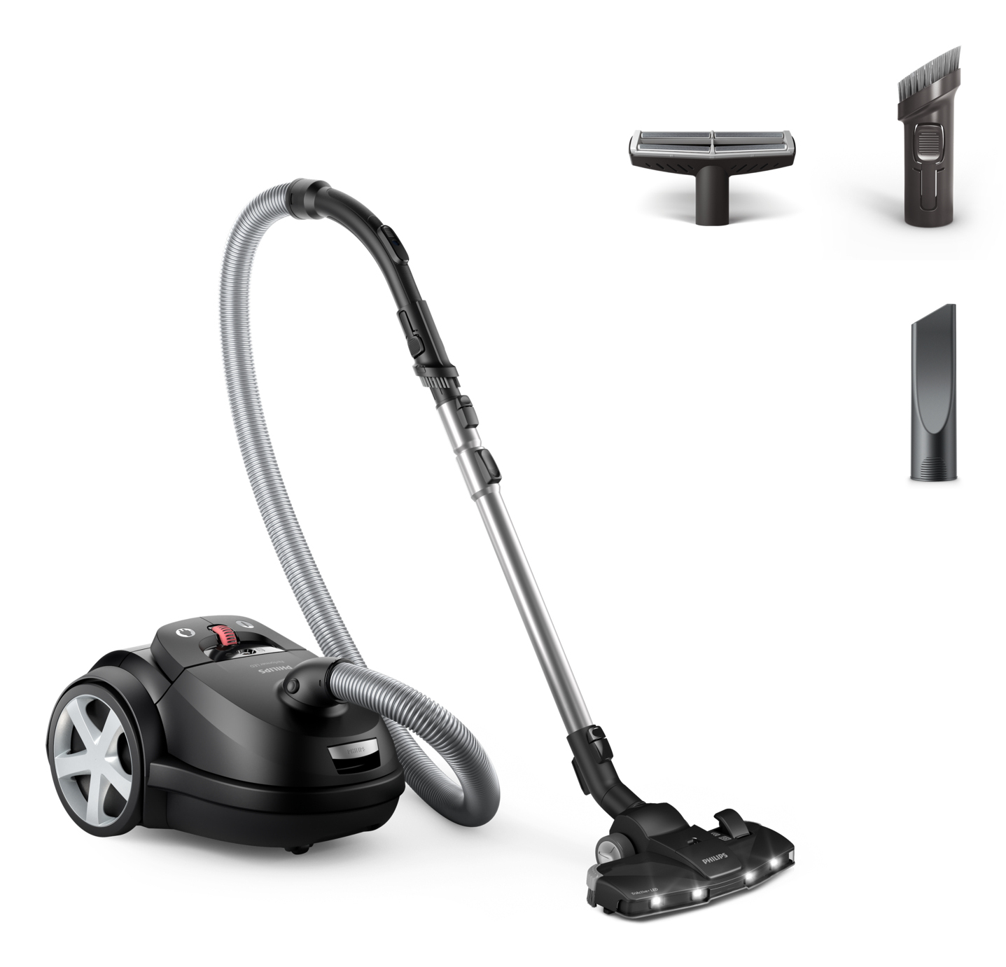 Ηλεκτρική Σκούπα Philips 8000 series XD8122/10 900W με Σακούλα 4lt Μαύρη