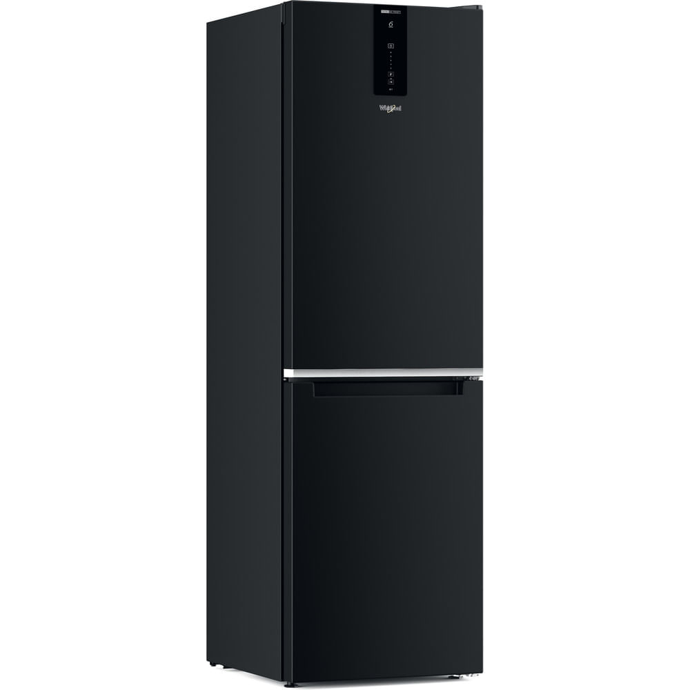 Whirlpool Ψυγειοκαταψύκτης W7X 82O K 335lt Ε Total NoFrost Υ191.2xΠ59.6xΒ67.8εκ. Μαύρος