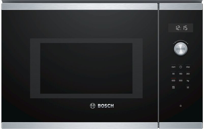 Φούρνος Μικροκυμάτων Εντοιχιζόμενος Bosch Serie 6 BFL554MS0 25lt 900 W Μαύρος