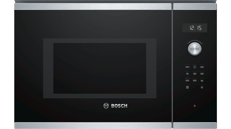 Φούρνος Μικροκυμάτων Εντοιχιζόμενος Bosch Serie 6 BFL554MS0 25lt 900 W Μαύρος