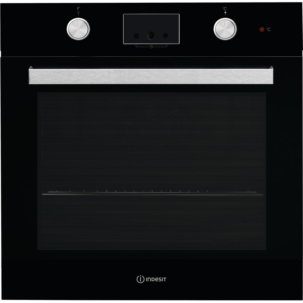 Φούρνος Άνω Πάγκου Indesit IFW 65Y0 J BL 66lt Α Π59.5εκ. Μαύρος