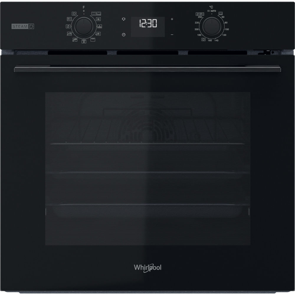 Φούρνος Άνω Πάγκου Whirlpool OMSK58RU1SB 71lt A+ Π59.5εκ. Μαύρος