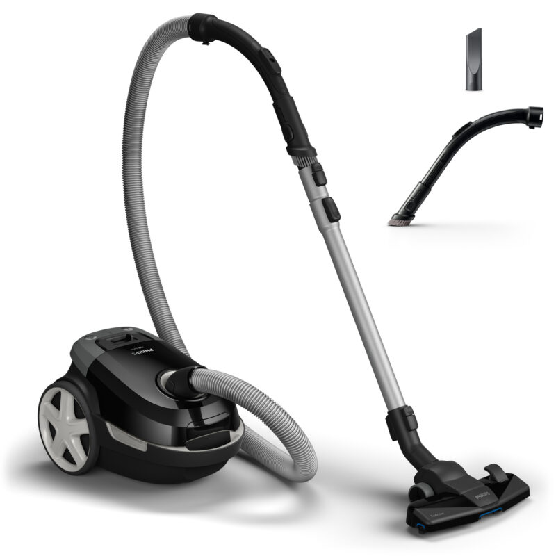 Ηλεκτρική Σκούπα Philips XD3112/09 900W με Σακούλα 3lt Μαύρη
