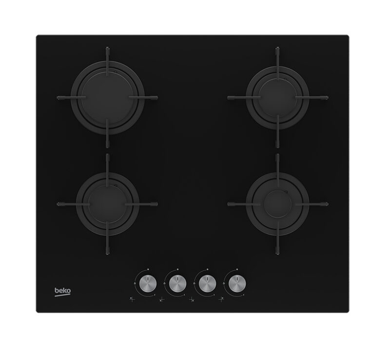 Εστία Αυτόνομη Υγραερίου Beko HILG 64220 S 4 Θέσεων 60x52.6εκ Μαύρη